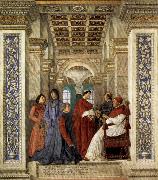 Melozzo da Forli Sixtus IV Founding the Vatican Library oil painting picture wholesale